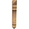 Ekena Millwork Olympic Arts & Crafts Rough Sawn Bracket, Western Red Cedar, 4"W x 20"D x 28"H BKT04X20X28OLY03RWR - alternate 2